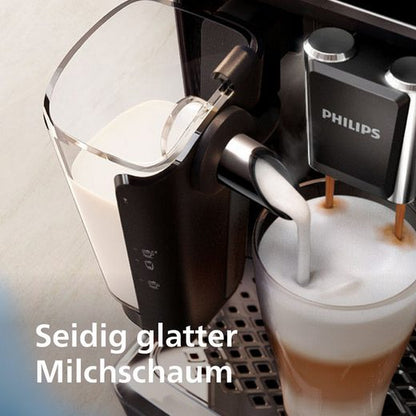 PHILIPS Kaffeevollautomat 5400 Series EP5447/90 LatteGo 12 Kaffeespezialitäten und 4 Benutzerprofilen